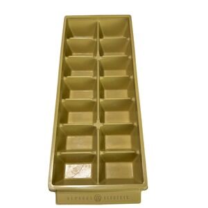 Vintage GE General Electric Ice Cube Tray Yellow 1970's Retro
